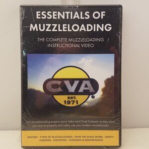 CVA Essentials of Muzzleloading Instructional DVD w/ J Sebo & C Schearer MC4017